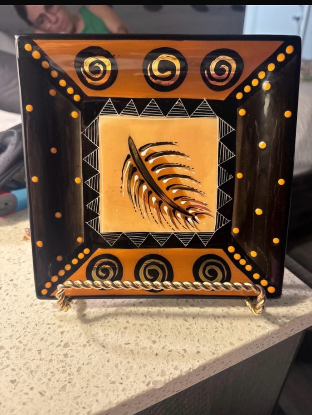 Mfuneko Dingiswayo African Pottery Plate
